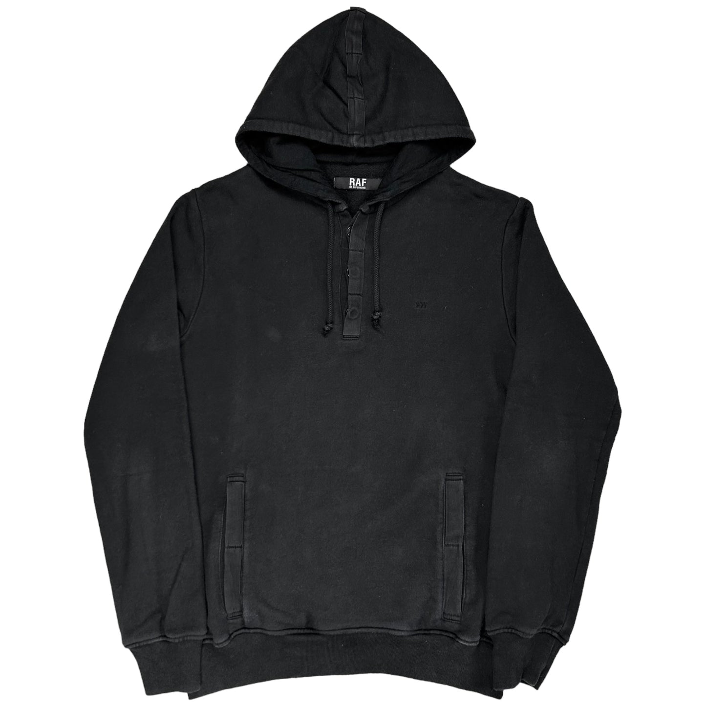 RAF by Raf Simons Button Neck Hoodie - AW08