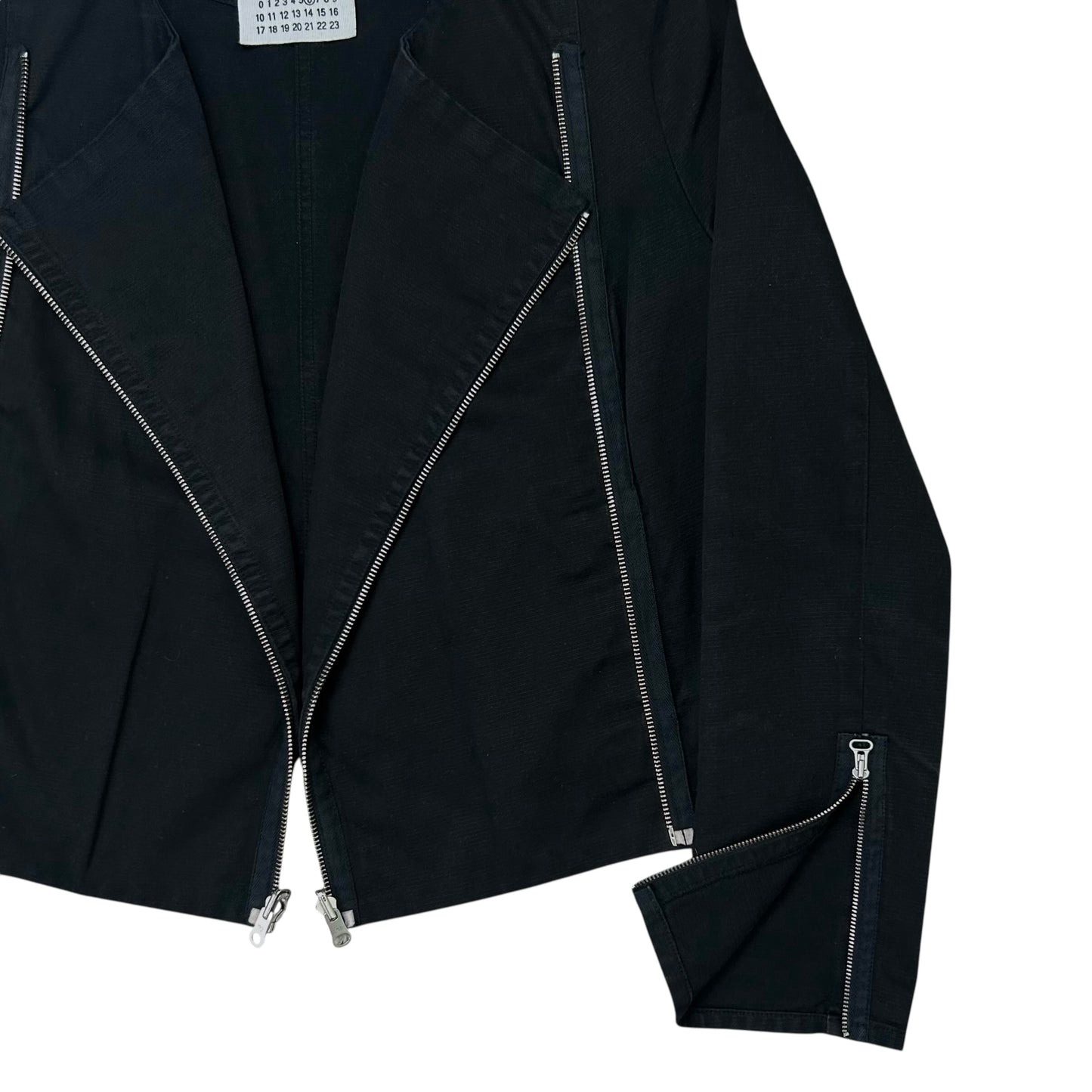 Maison Martin Margiela Collarless Multi Zip Jacket - SS03
