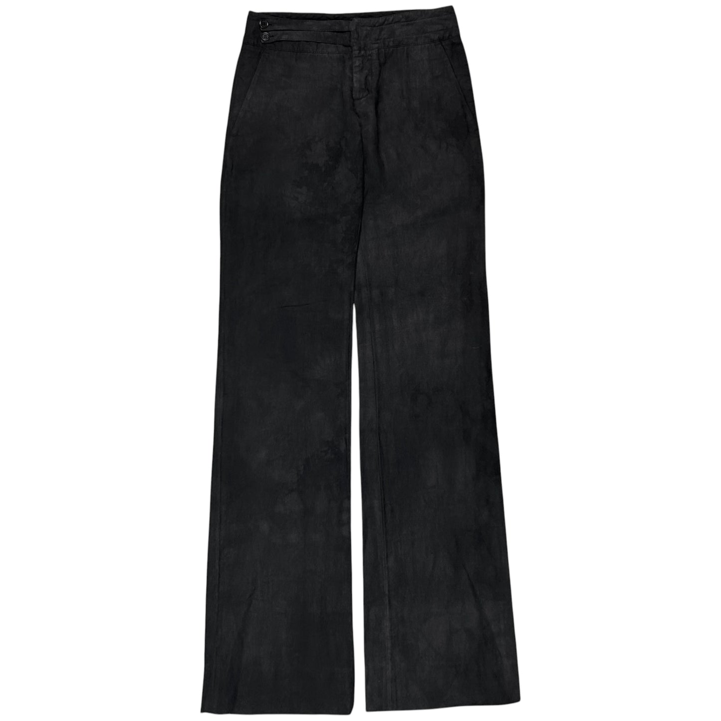 Dirk Bikkembergs Dual Waist Strap Linen Pants - 90s