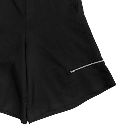 Comme des Garcons BLACK Wide Zip Shorts - AW23