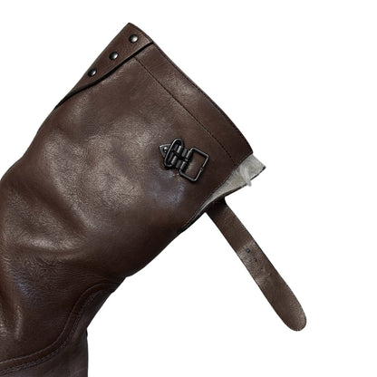 Gucci by Tom Ford Fur Lined Rider Boots