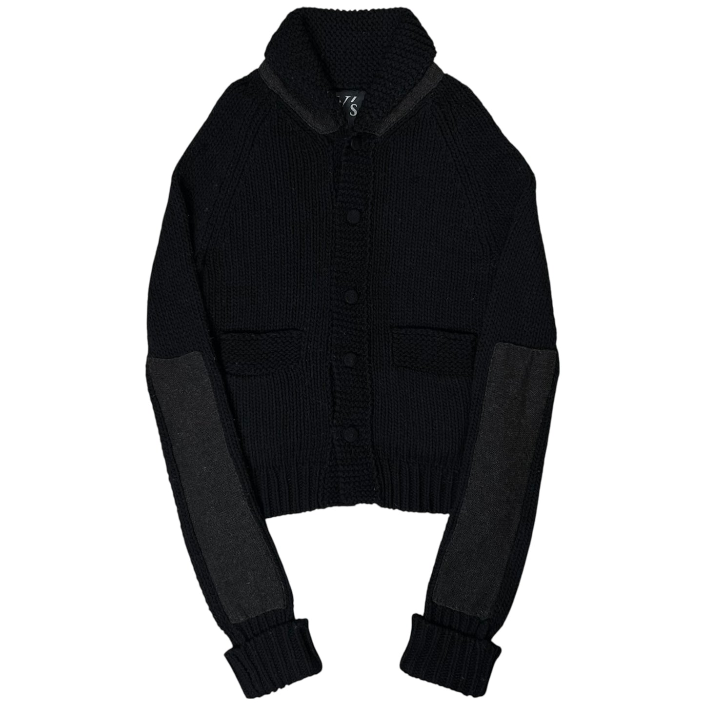 Y‘s by Yohji Yamamoto Contrasted Knit Cardigan