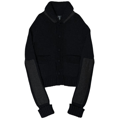 Y‘s by Yohji Yamamoto Contrasted Knit Cardigan