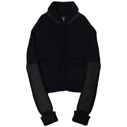 Y‘s by Yohji Yamamoto Contrasted Knit Cardigan
