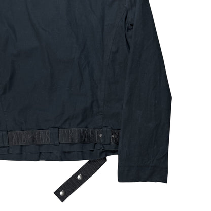Dirk Bikkembergs Asymmetric Belted Bomber Jacket