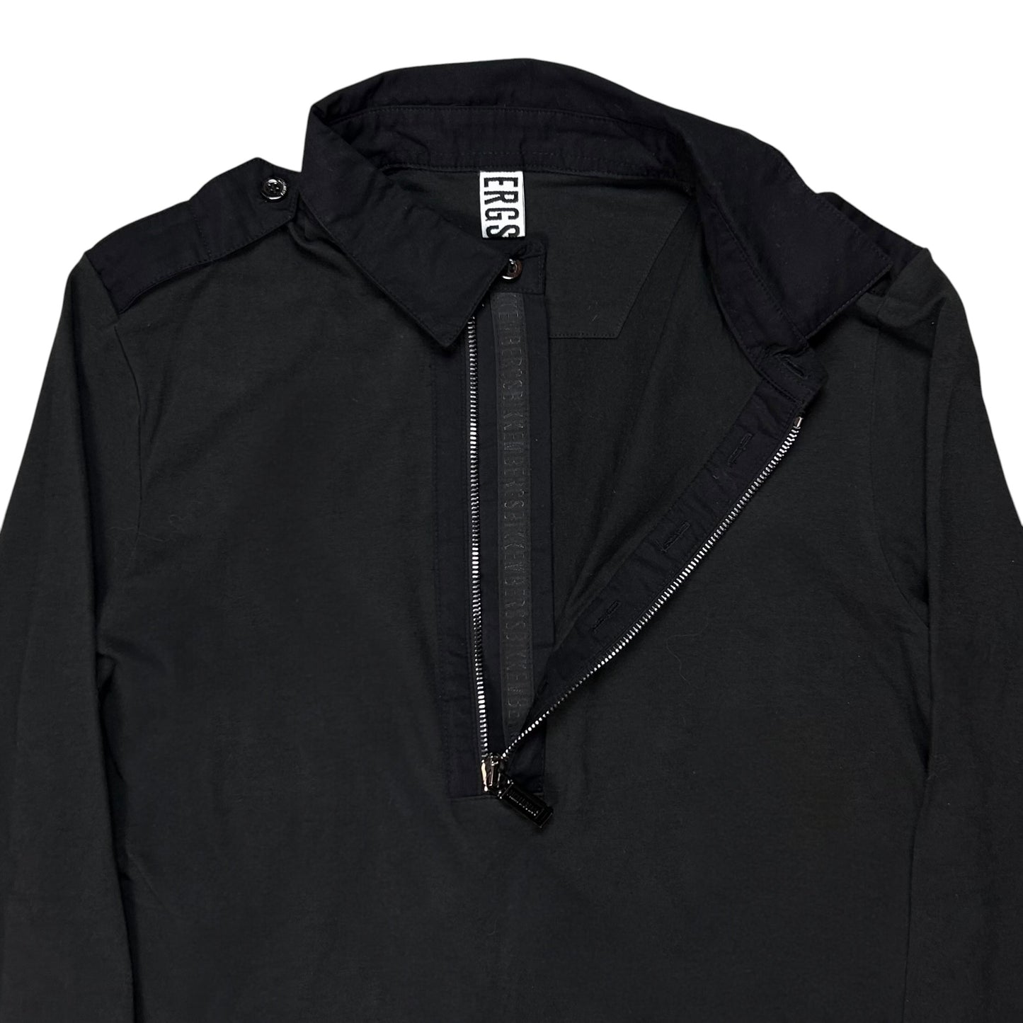 Dirk Bikkembergs Half Zip Military Button Top - AW10