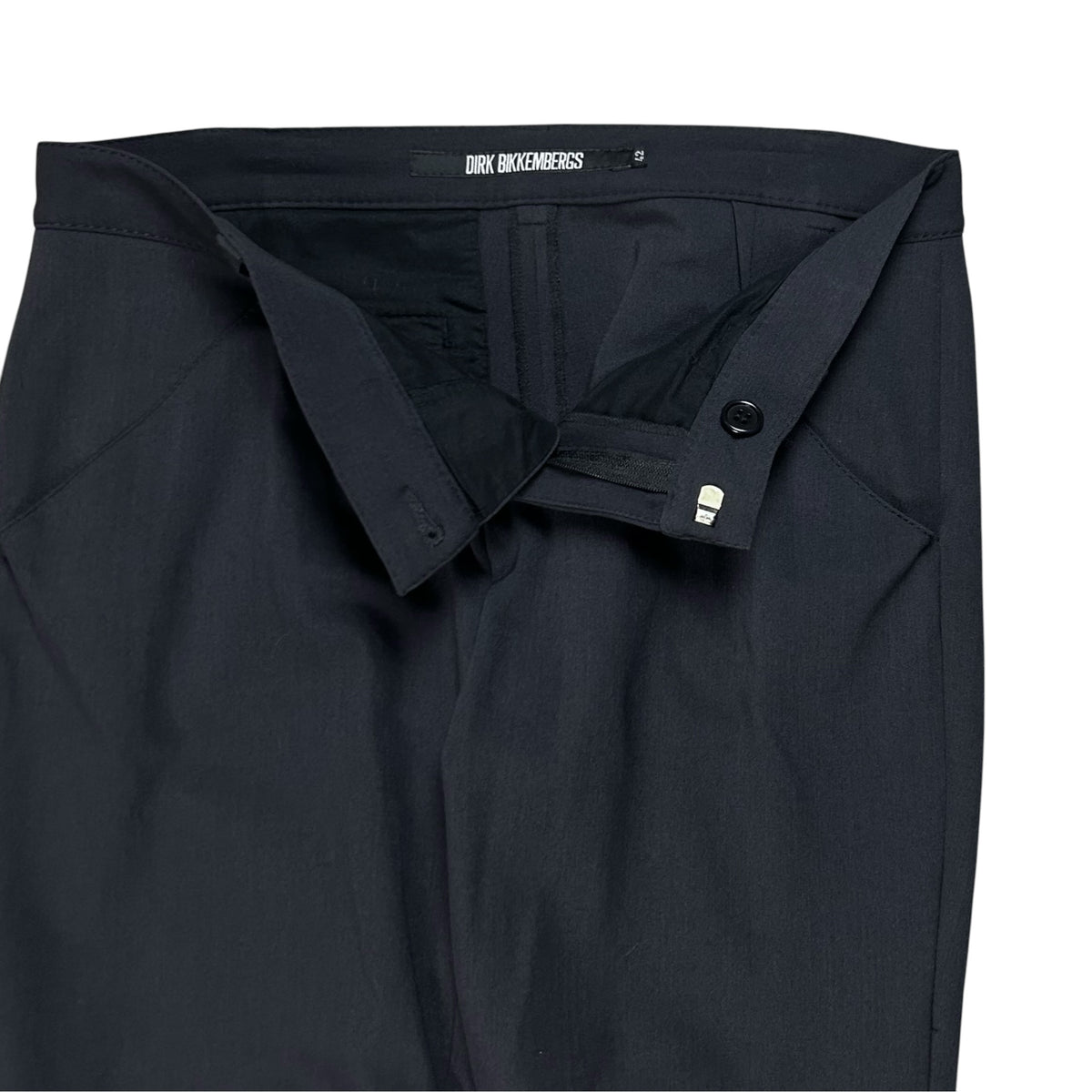 Dirk Bikkembergs Flared Front Zip Pants - 90s