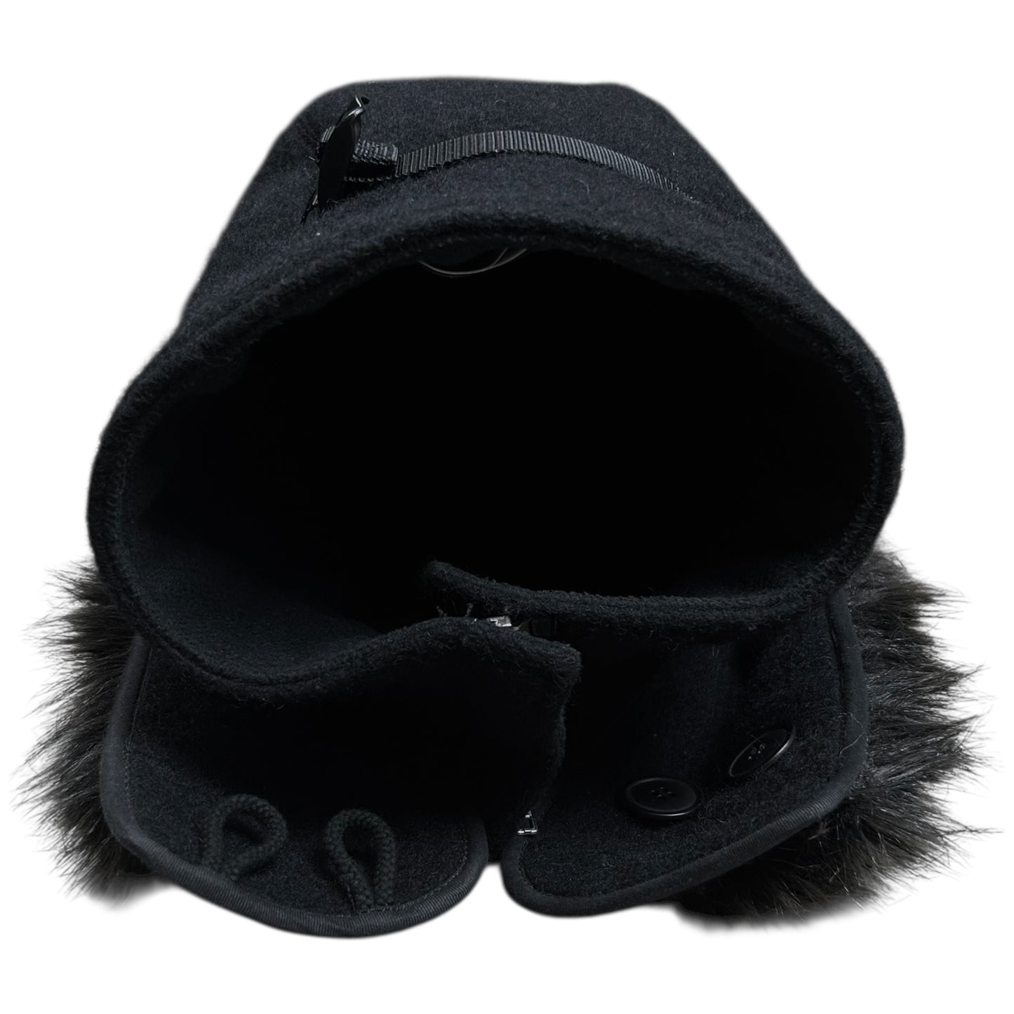 Comme des Garcons Homme Plus Zipped Fur Hood