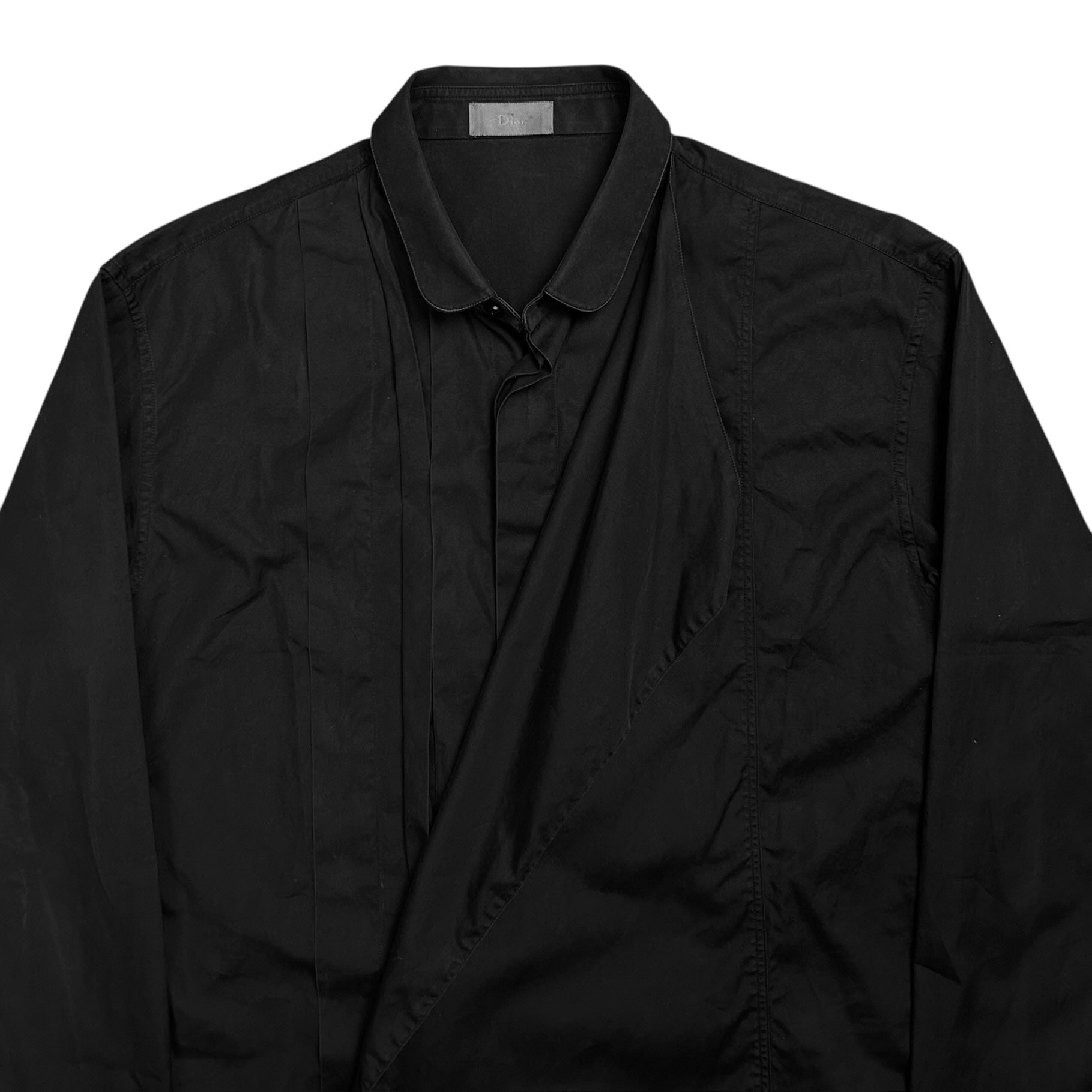 Dior Homme Pleated Flap Shirt - AW08 – Vertical Rags
