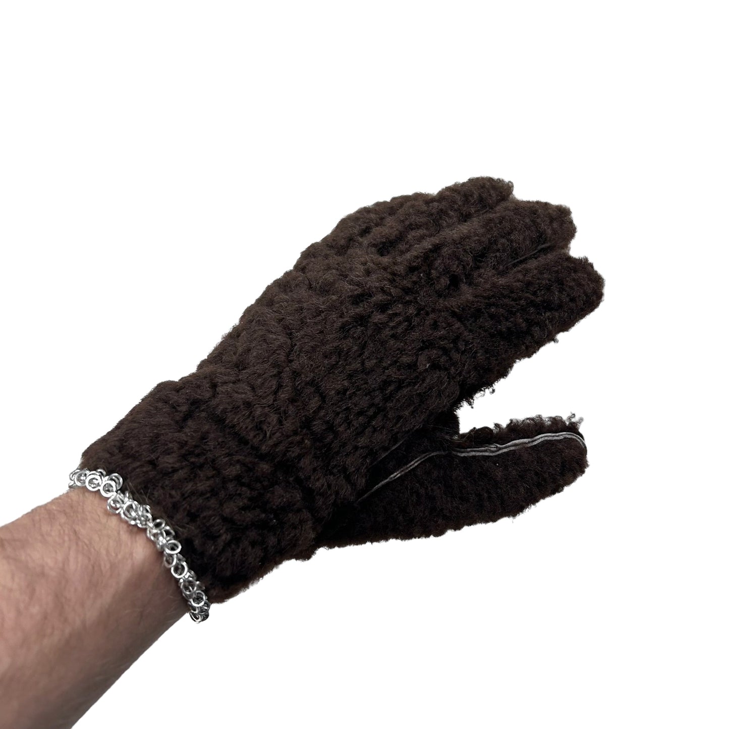 Maison Martin Margiela Lamb Fur Gloves - AW12