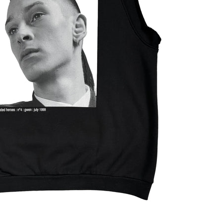 Raf Simons Sleeveless Isolated Heroes Hoodie - SS16