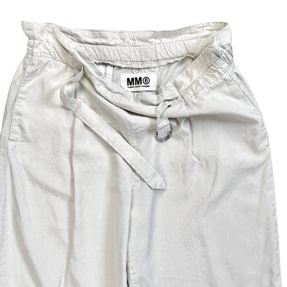 MM6 Maison Martin Margiela Belted Lyocell Shorts