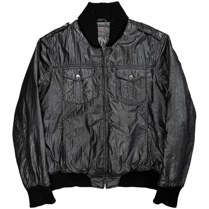 Prada Waxed Flight Jacket