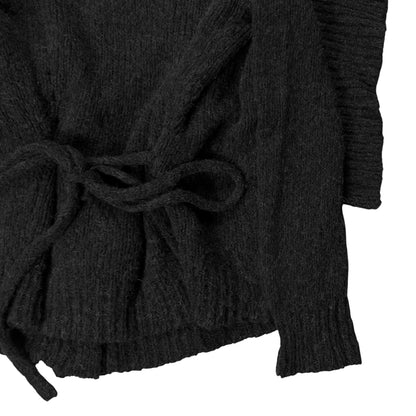Ann Demeulemeester Distorted Wrap Knit Cardigan - AW11