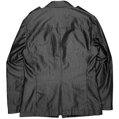 Dirk Bikkembergs Metallic Military Blazer