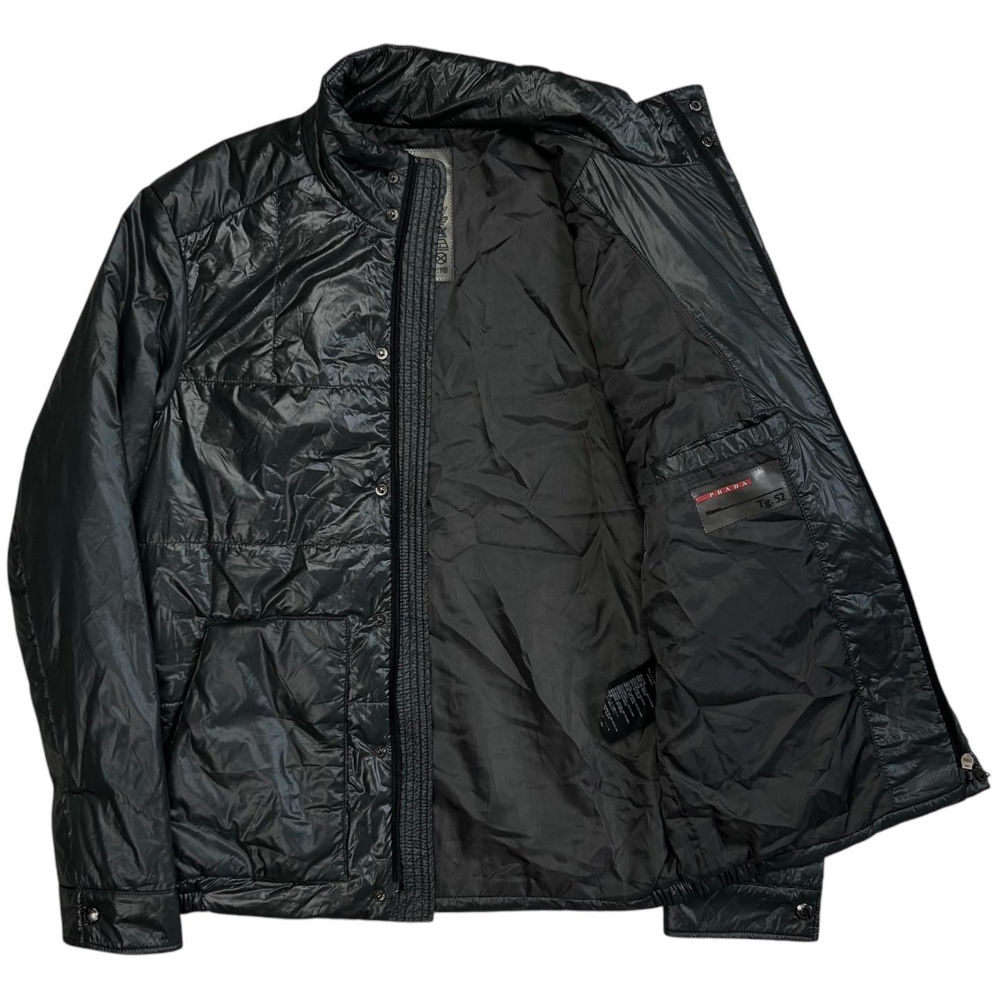 Prada Gleaming Snap Puffer Jacket - AW09