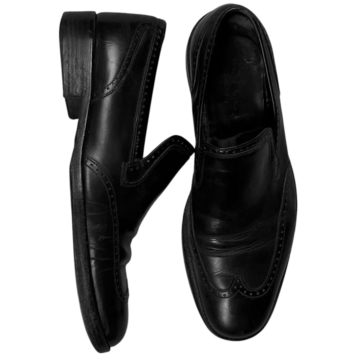 Gucci by Tom Ford Brogue Slip On Loafers - 2000s