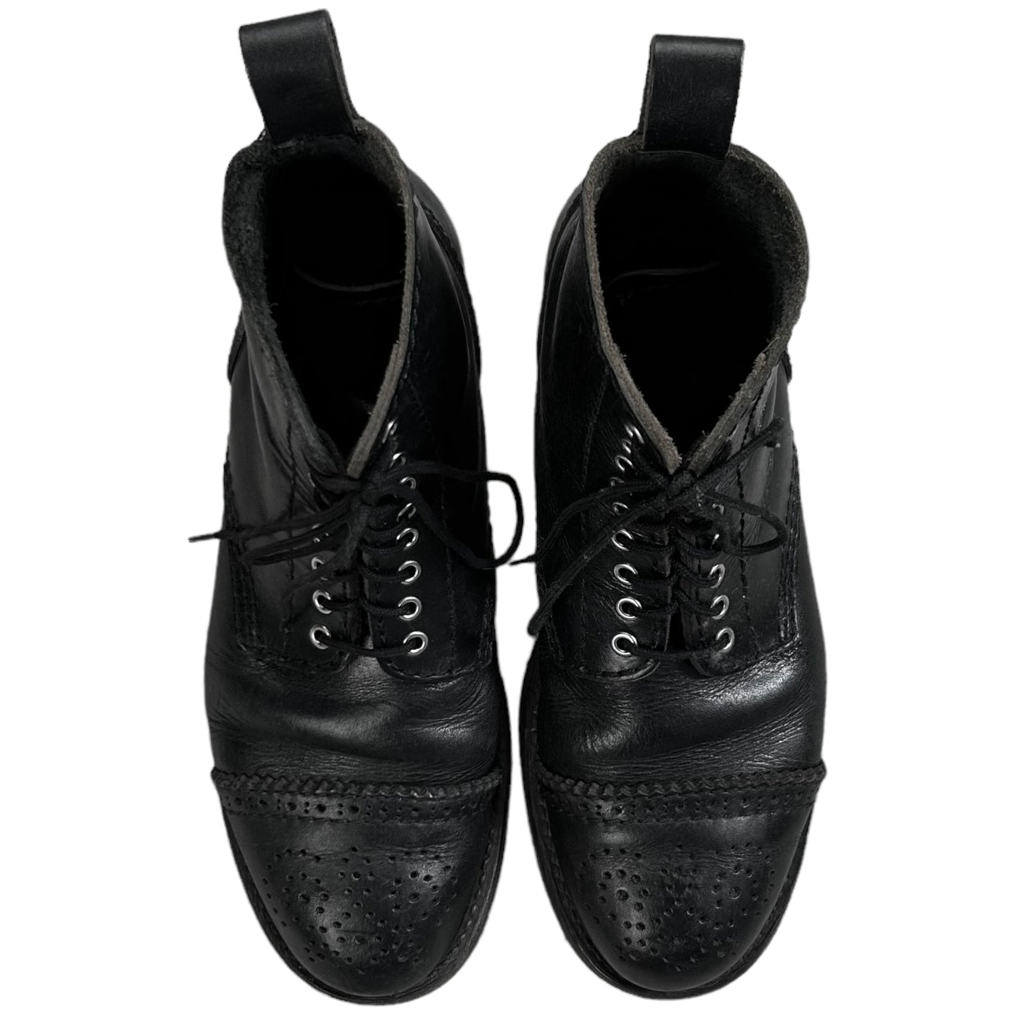 Comme des Garcons Homme Perforated Combat Boots