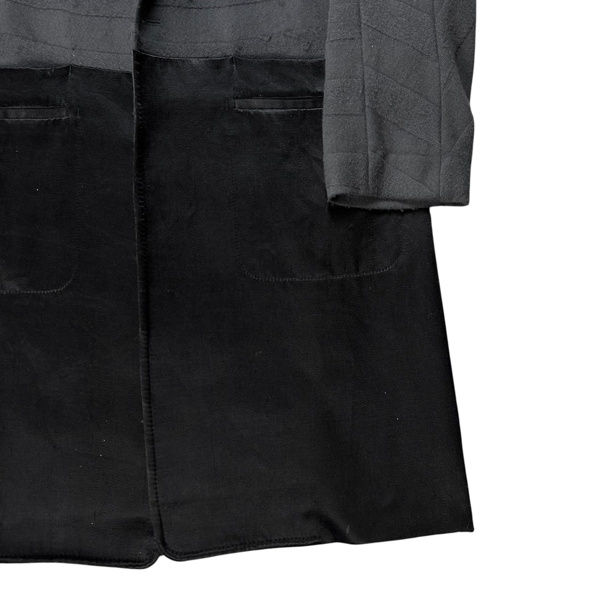 Haider Ackermann Bi-Material Sample Coat - AW18