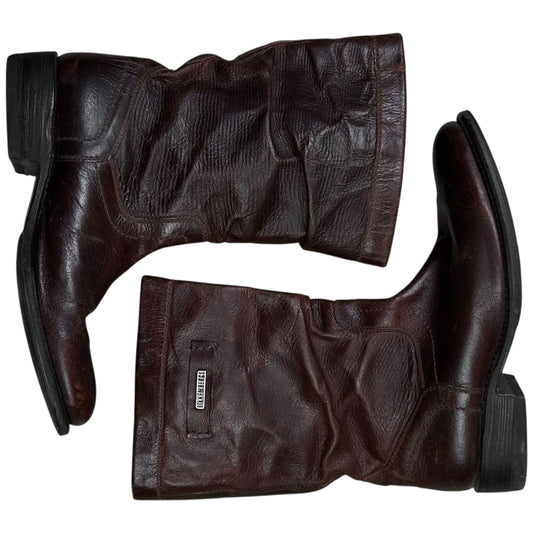 Dirk Bikkembergs Metal Tab Engineer Pull On Boots