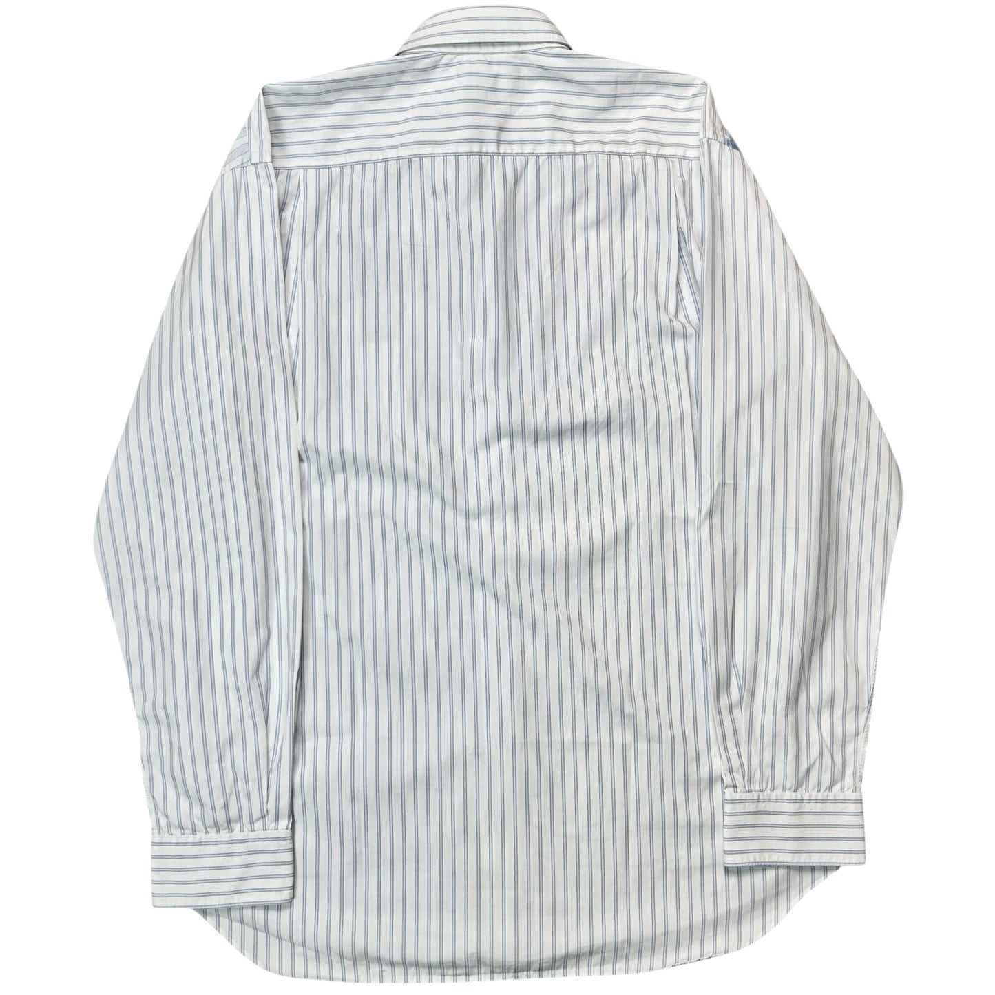 Comme des Garcons Shirt Airbrush Print Striped Shirt