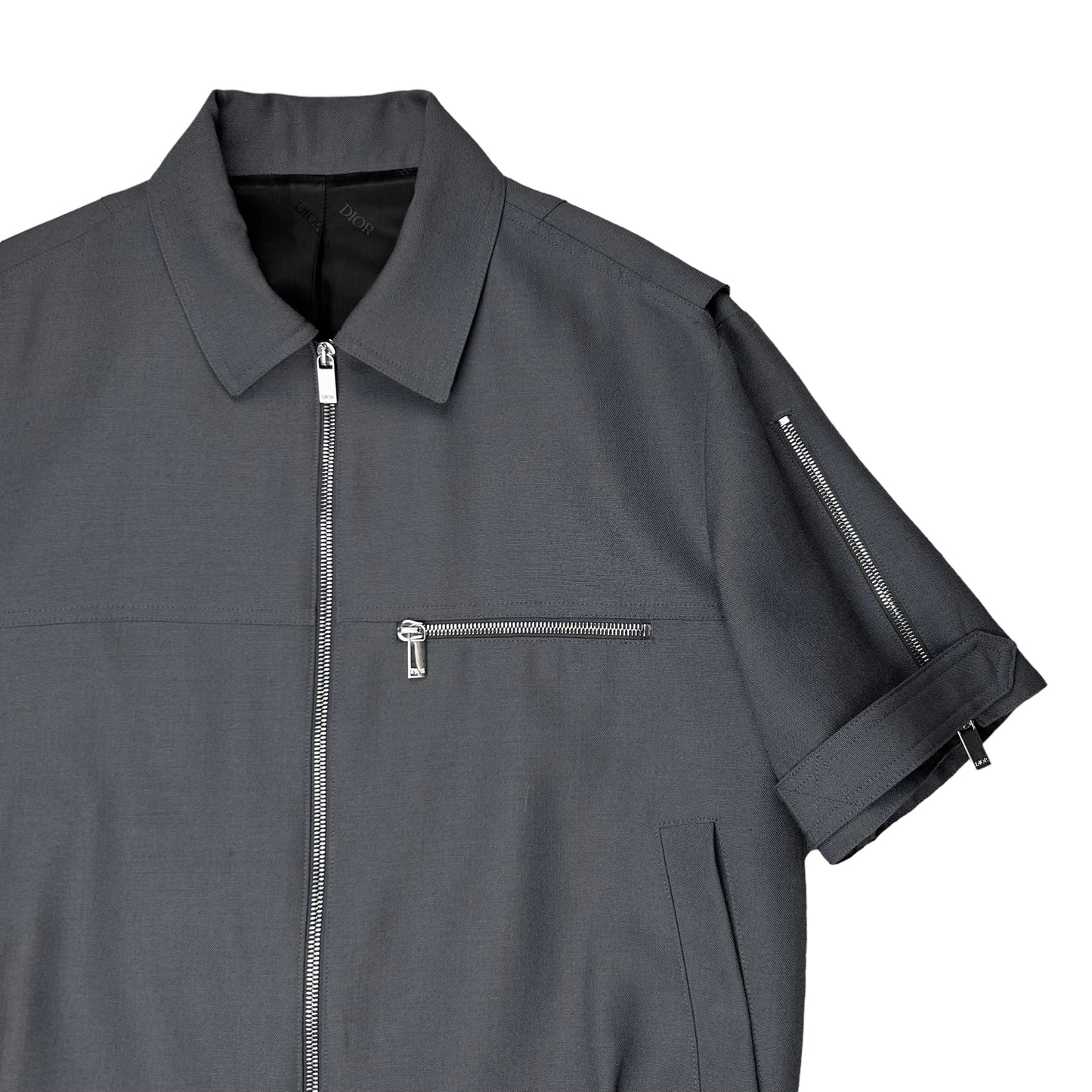 Dior Homme Short Sleeve Work Zip Jacket - SS20 – Vertical Rags