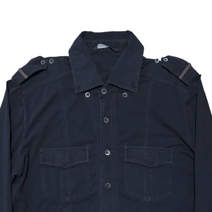 Gucci by Tom Ford Military Half Placket Shirt - 90s