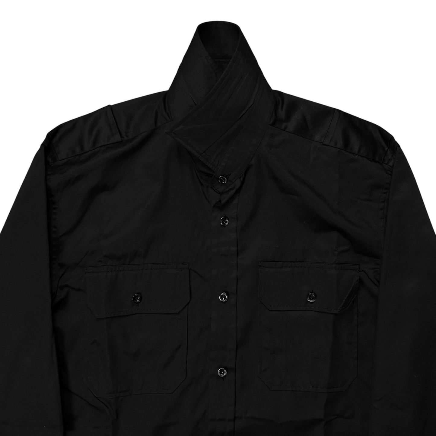 Gucci by Tom Ford Military Satin Shirt - 90s