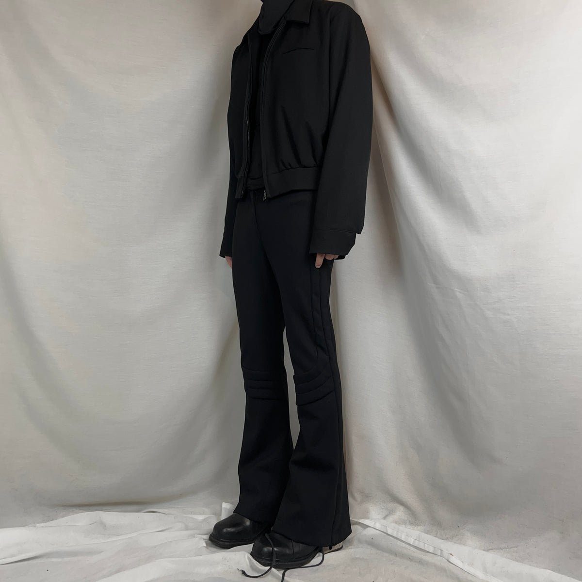 Helmut Lang Flared Moto Back Zip Pants - AW20