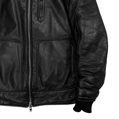 Dirk Bikkembergs Padded Moto Bomber Jacket