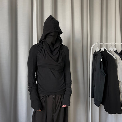 Y's Yohji Yamamoto Distorted String Hoodie