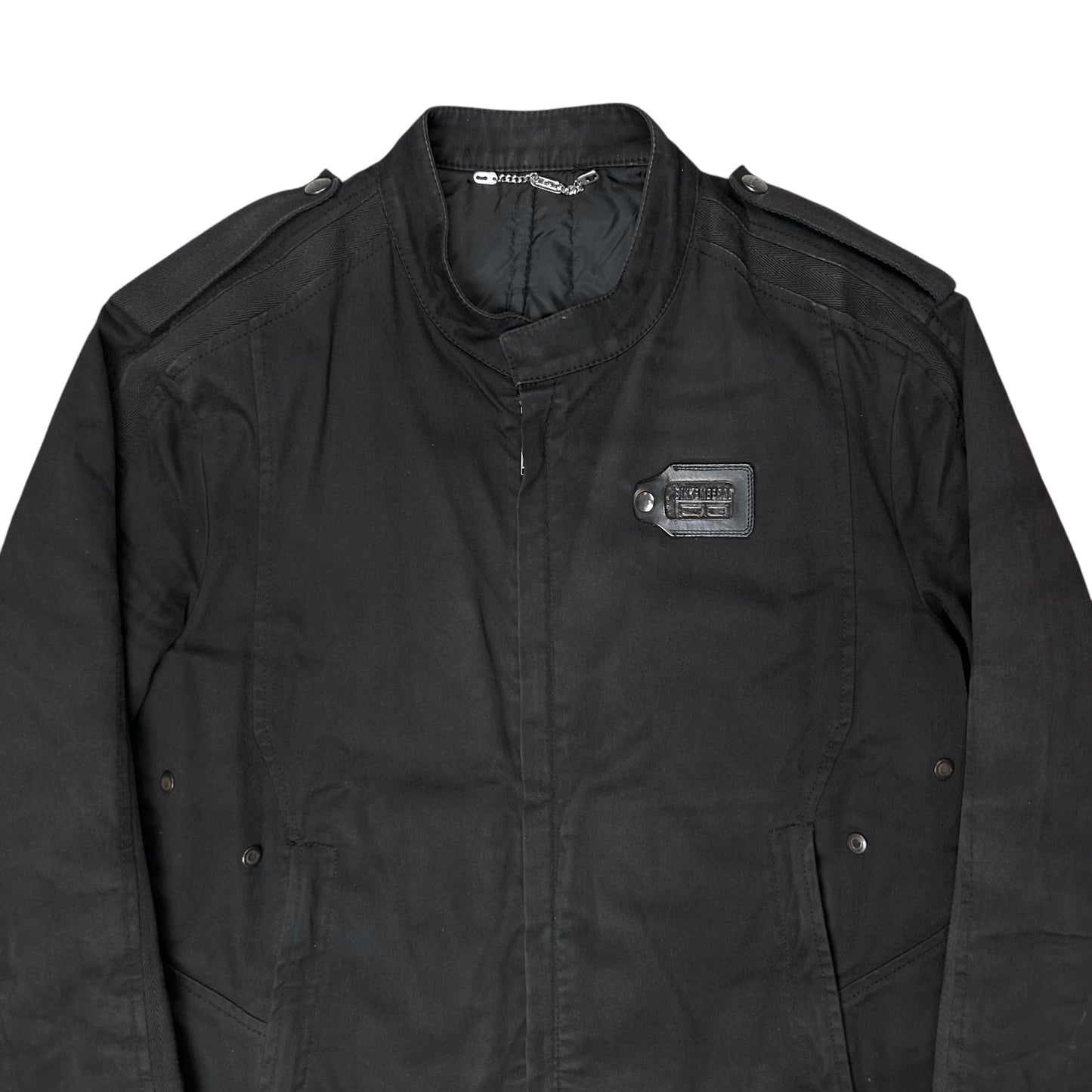 Dirk Bikkembergs Shoulder Strap Moto Jacket