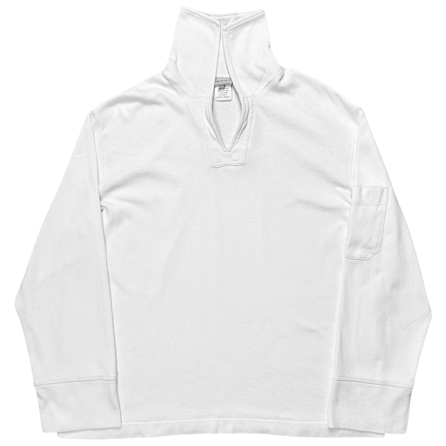 Dries Van Noten Collared Sleeve Pocket Sweater