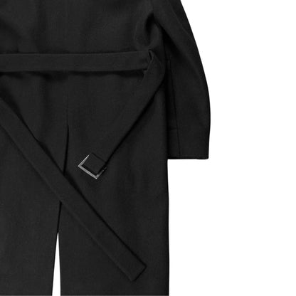 Rick Owens Belted Lido Tatlin Wool Coat - SS24
