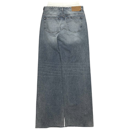 MM6 Maison Margiela Wide Boxershort Waist Jeans - AW23