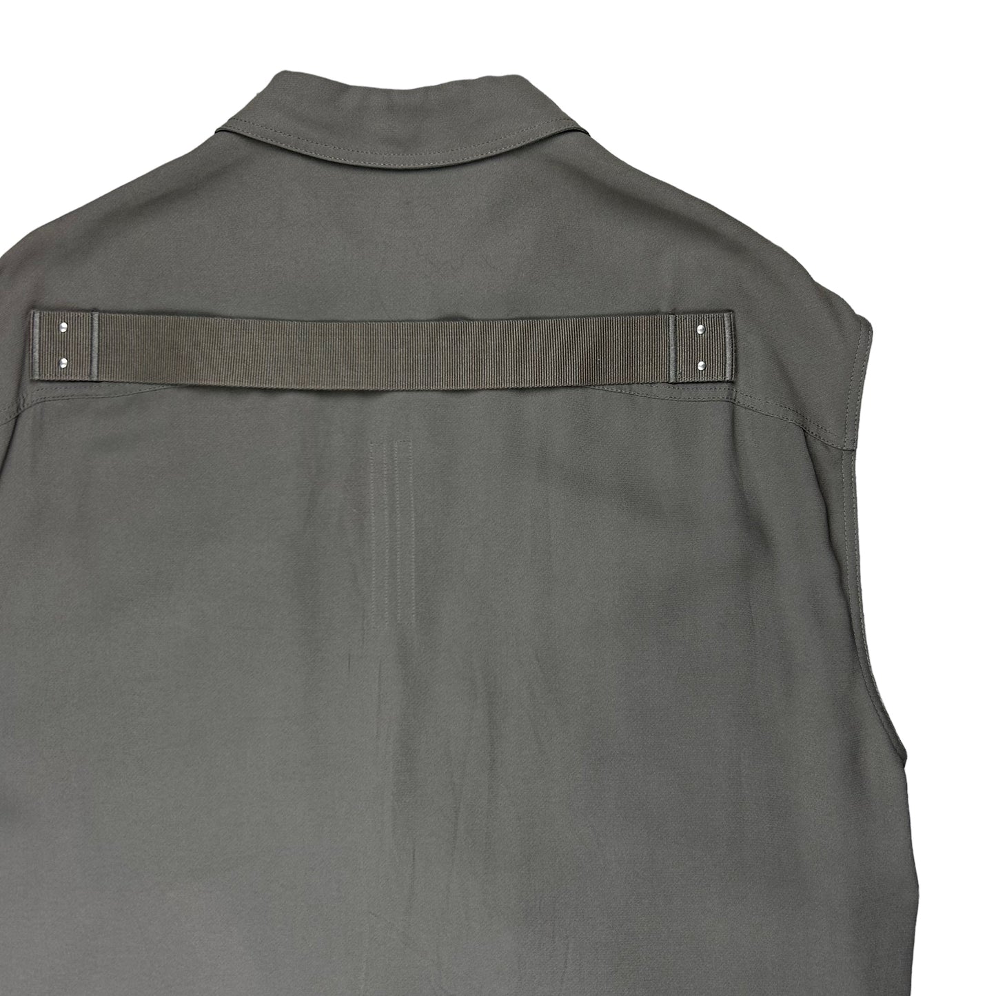 Rick Owens Jumbo Crepe Vest Dust - SS21