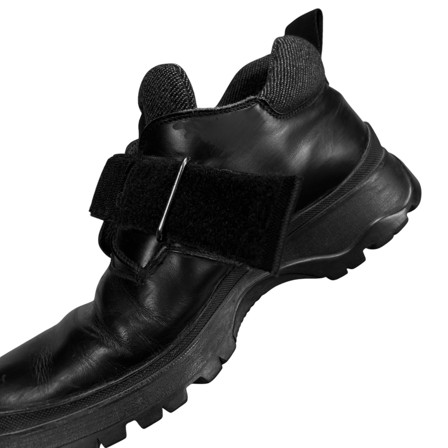 Prada Velcro Strap Hiking Derbies