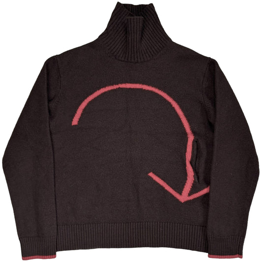 Yohji Yamamoto Pour Homme Arrow Turtleneck Knit Sweater - AW05