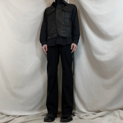 Gucci by Tom Ford Dual Button Front Zip Pants - 90s