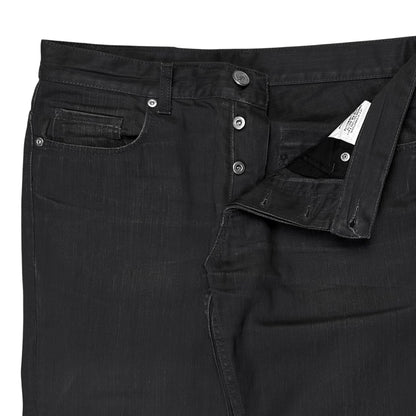 Dirk Bikkembergs Waxed Tape Zip Jeans - AW08
