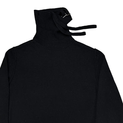 Raf Simons Double Strap Turtleneck Knit Sweater - AW19