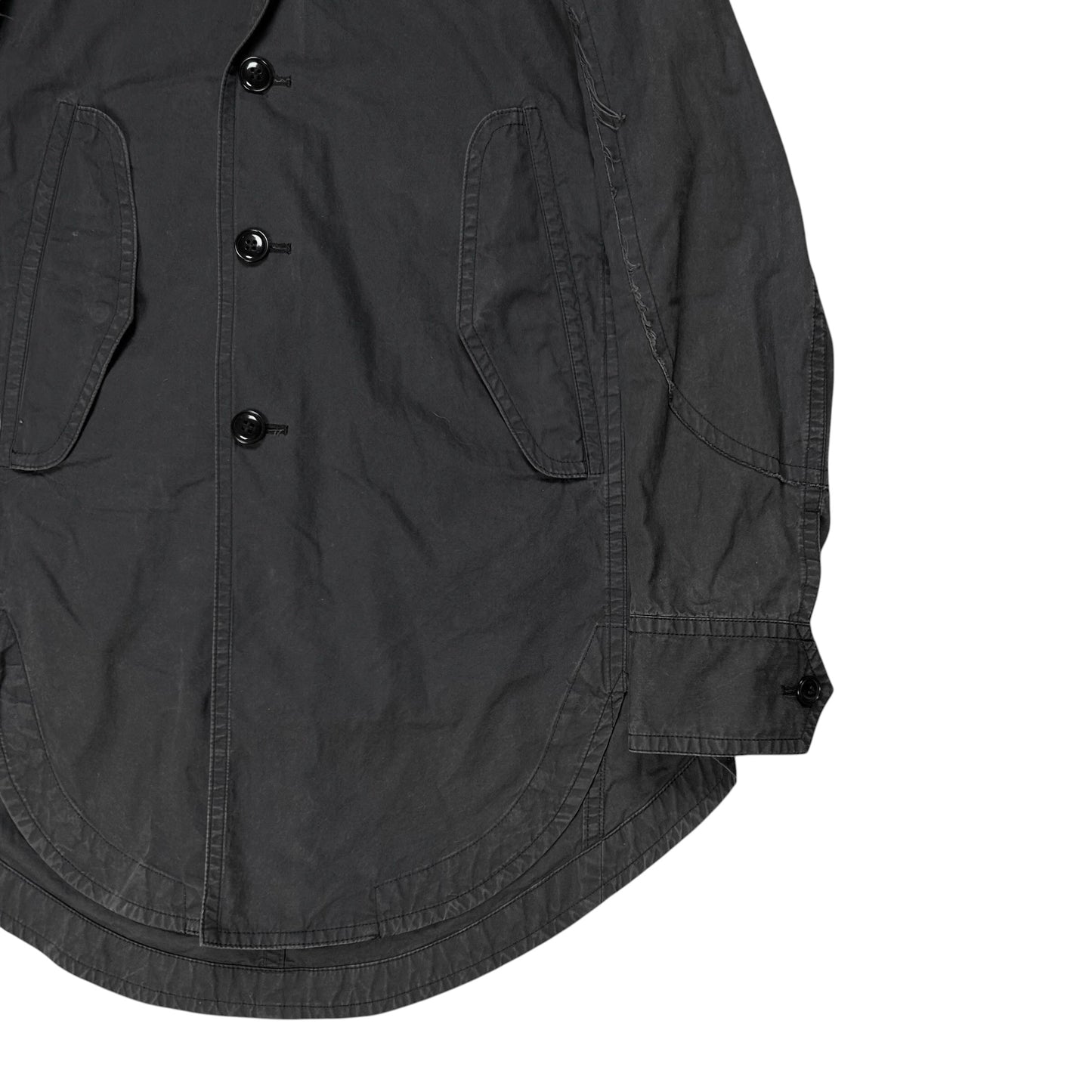 Y’s by Yohji Yamamoto Distressed Hooded Field Jacket - AW04