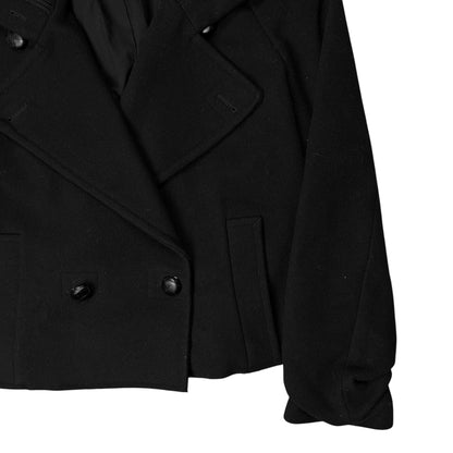 Maison Martin Margiela Cropped Jumbo Collar Peacoat - AW13