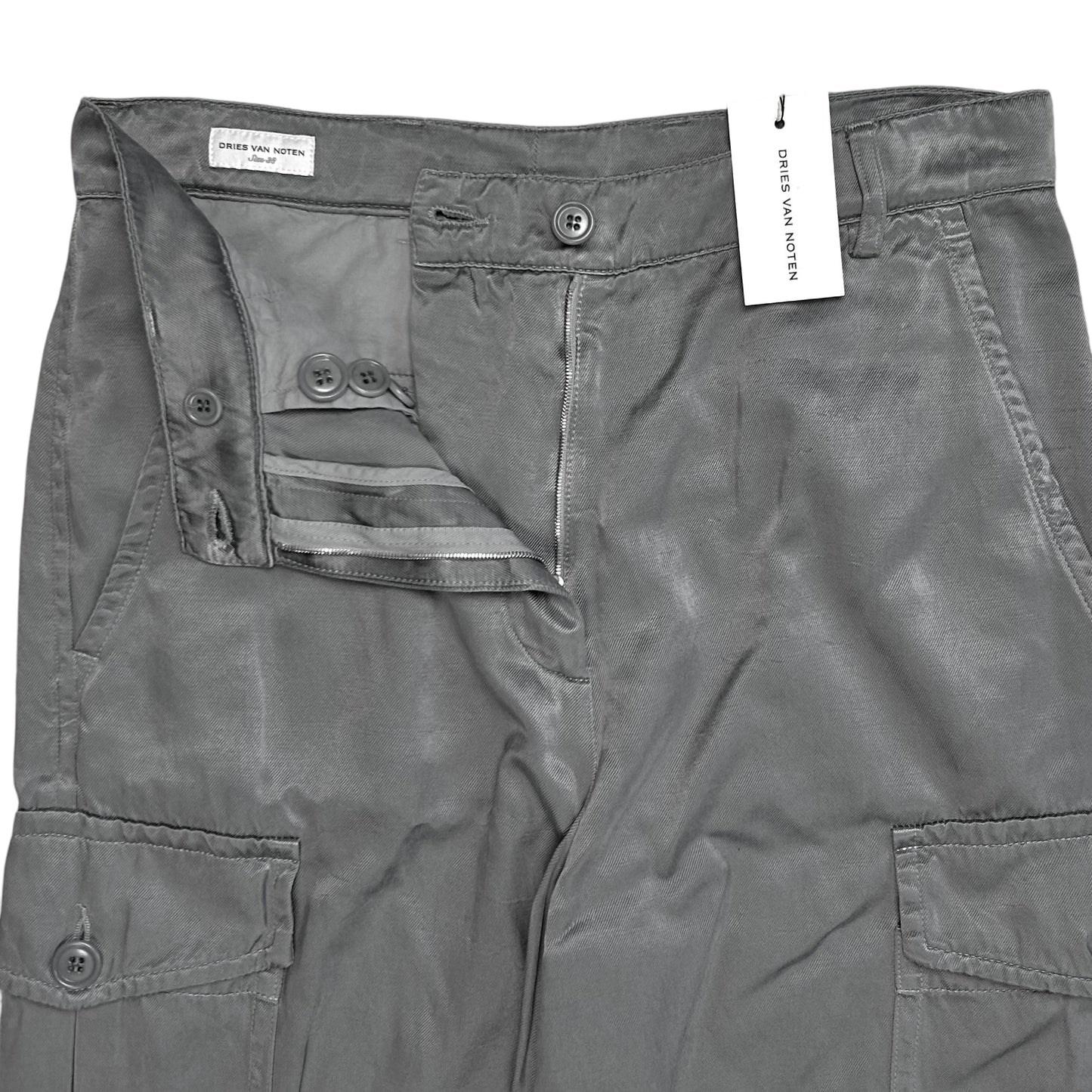 Dries Van Noten Pandos Cupro Cargo Pants - SS23