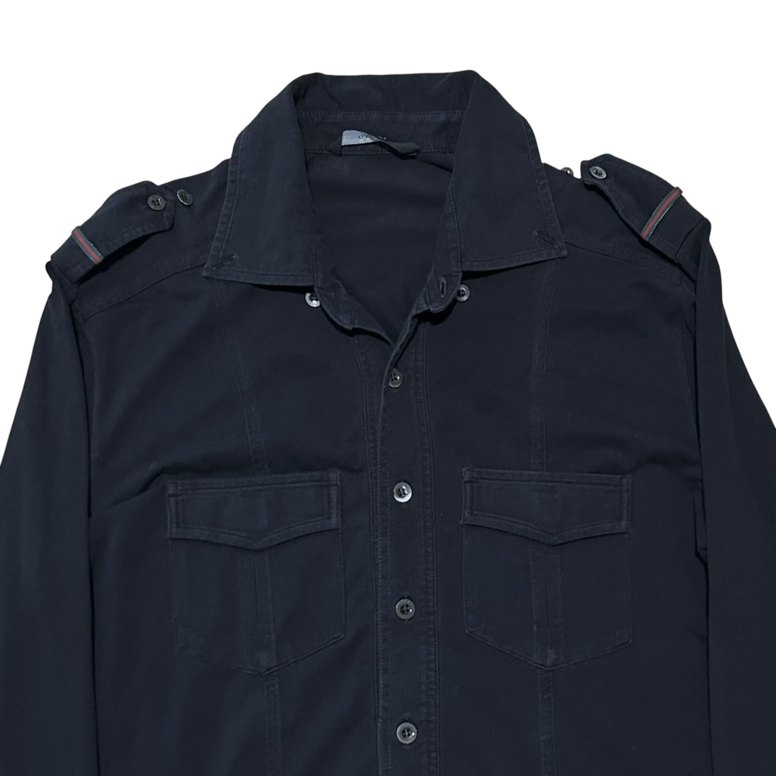 Gucci by Tom Ford Military Half Placket Shirt - 90s – Vertical Rags