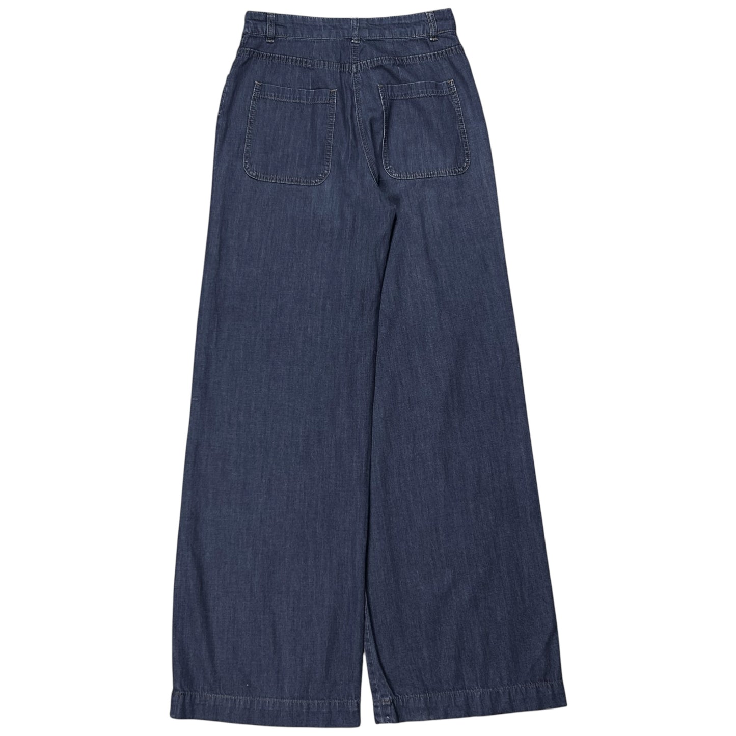 Dries Van Noten Wide Contrast Stitch Jeans