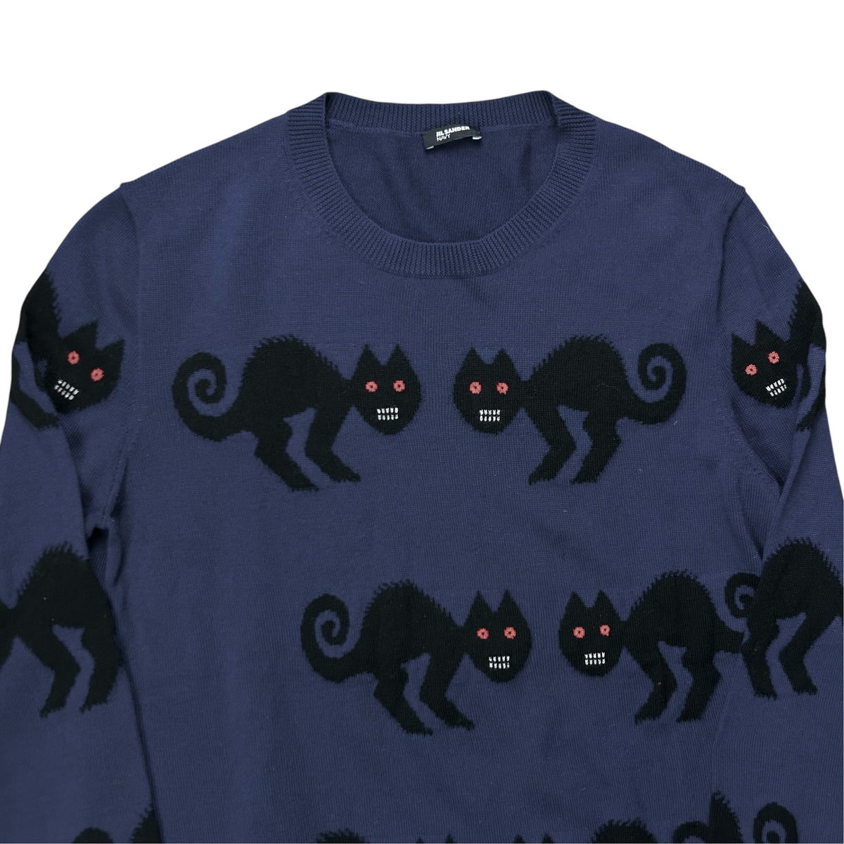 Jil Sander Intarsia Cat Sweater - AW12