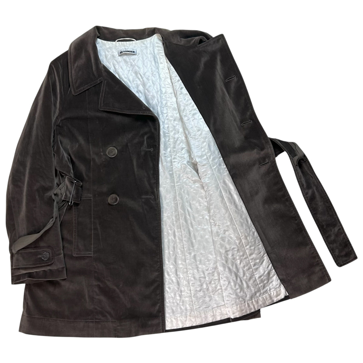 Jil Sander Dual Belted Velour Blazer - SS02