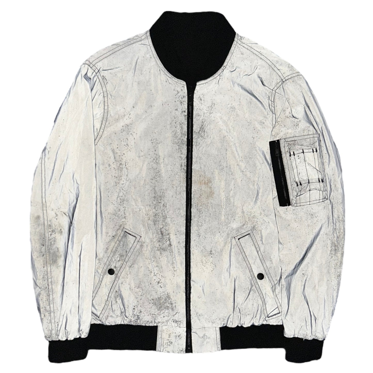 Rick Owens DRKSHDW Reflective Bomber Jacket