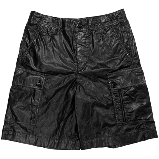 Dries Van Noten Glossy Cargo Shorts - SS20